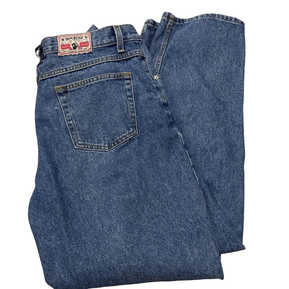 Vintage Rockies Jeans Womens 15R High Rise Tapered Relaxed Mom Western Y2K - Picture 15 of 16
